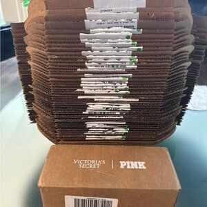 50 Small Empty Boxes From Victoria Secret 8” X 3”
